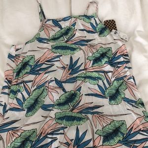 Vans leaf print dress